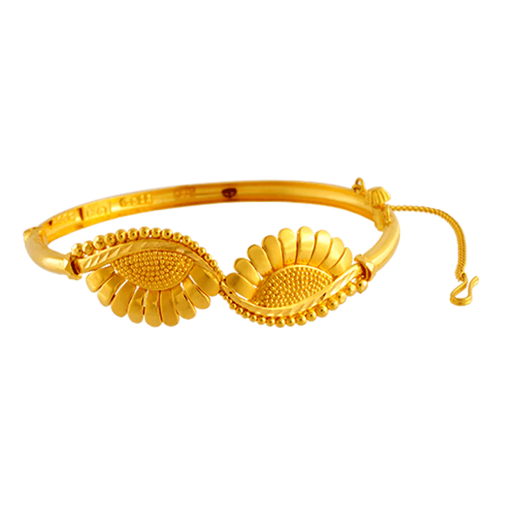 22KT Yellow Gold Bangle For Women
