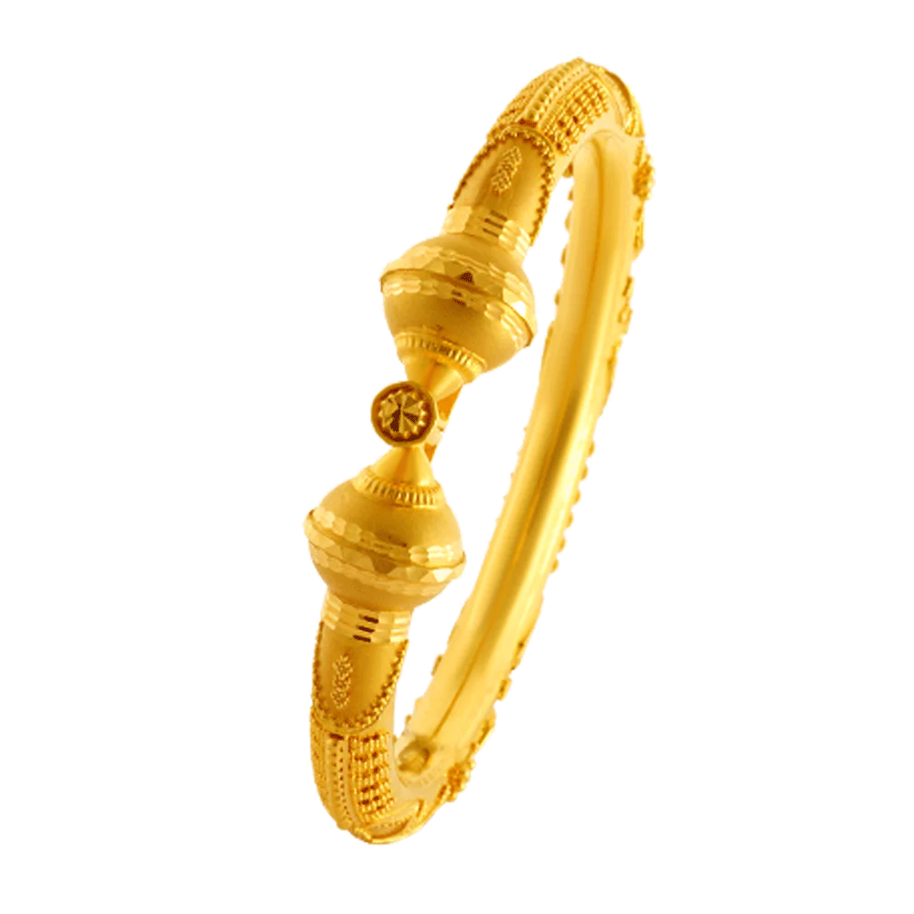 22KT Yellow Gold Bangle For Women