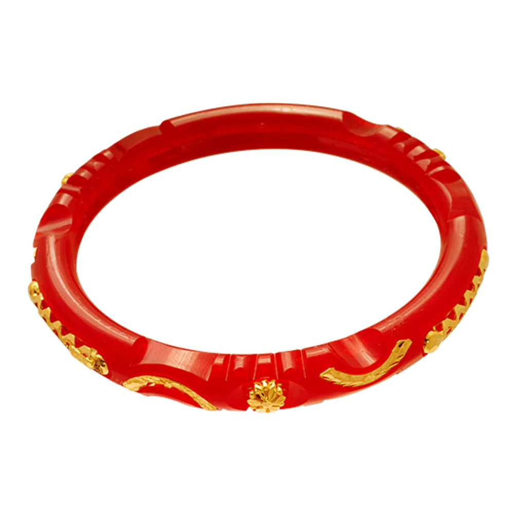 22KT Yellow Gold Bangle For Women - Image 3