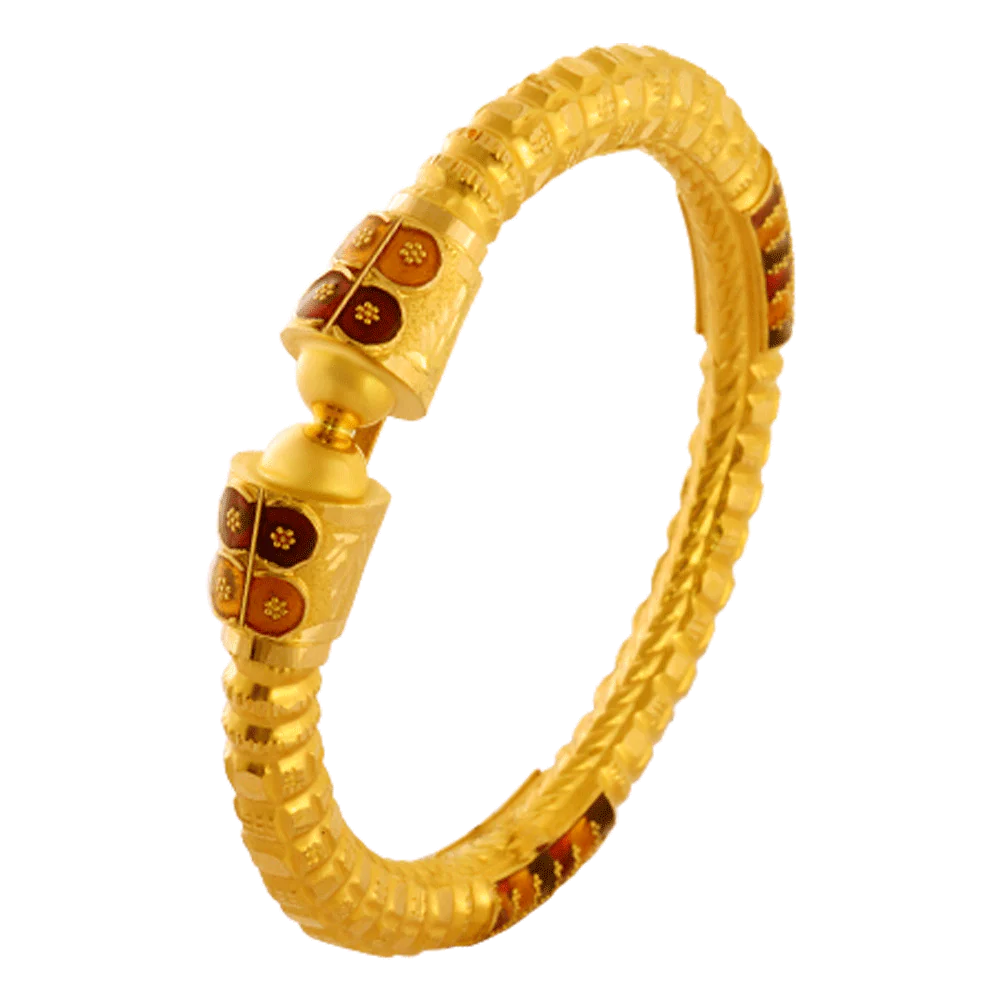 22KT Yellow Gold Bangle For Women