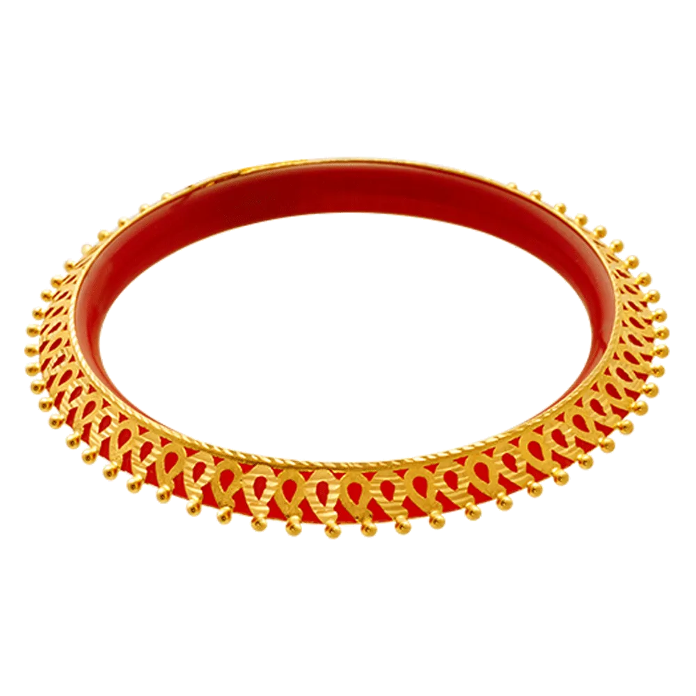 22KT Yellow Gold Bangle For Women
