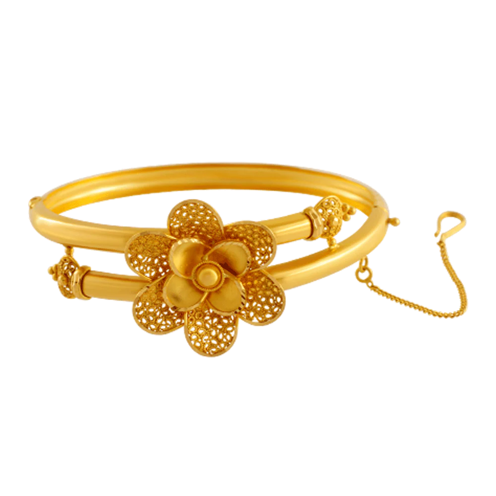 22KT Yellow Gold Bangle For Women