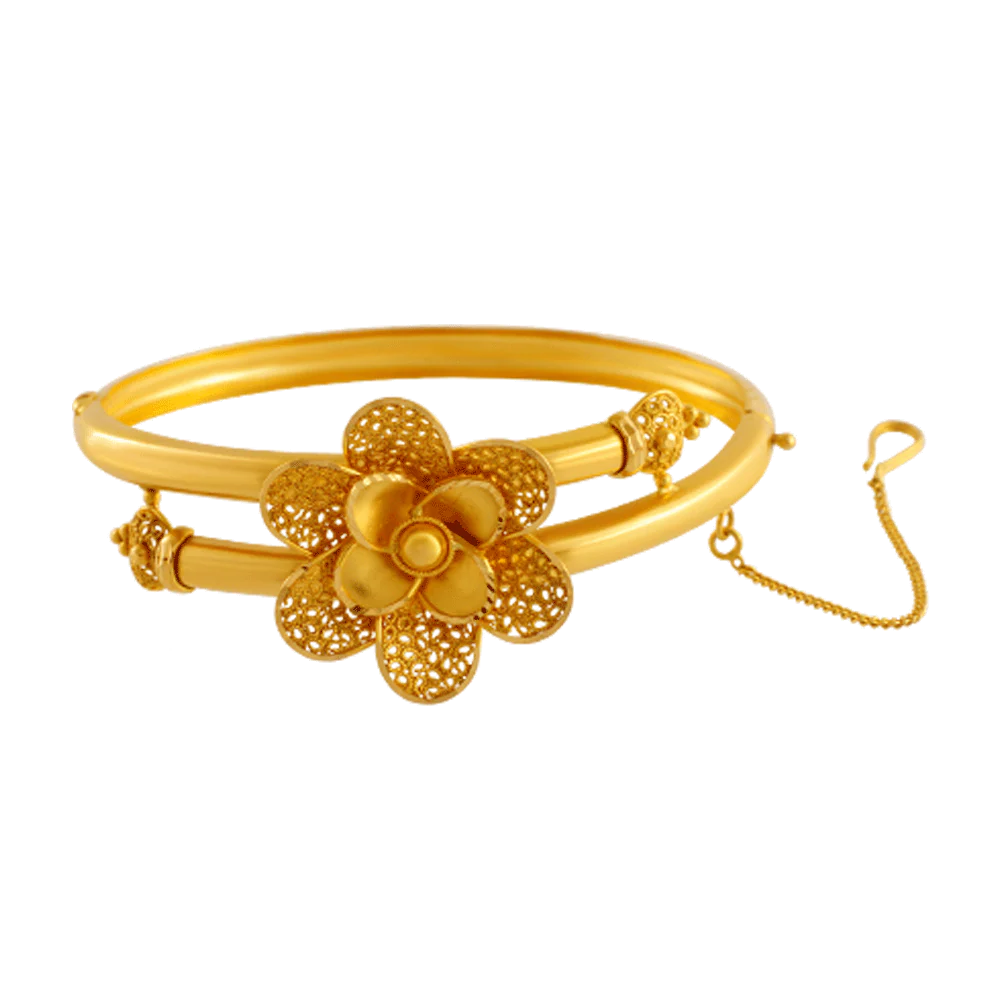 22KT Yellow Gold Bangle For Women