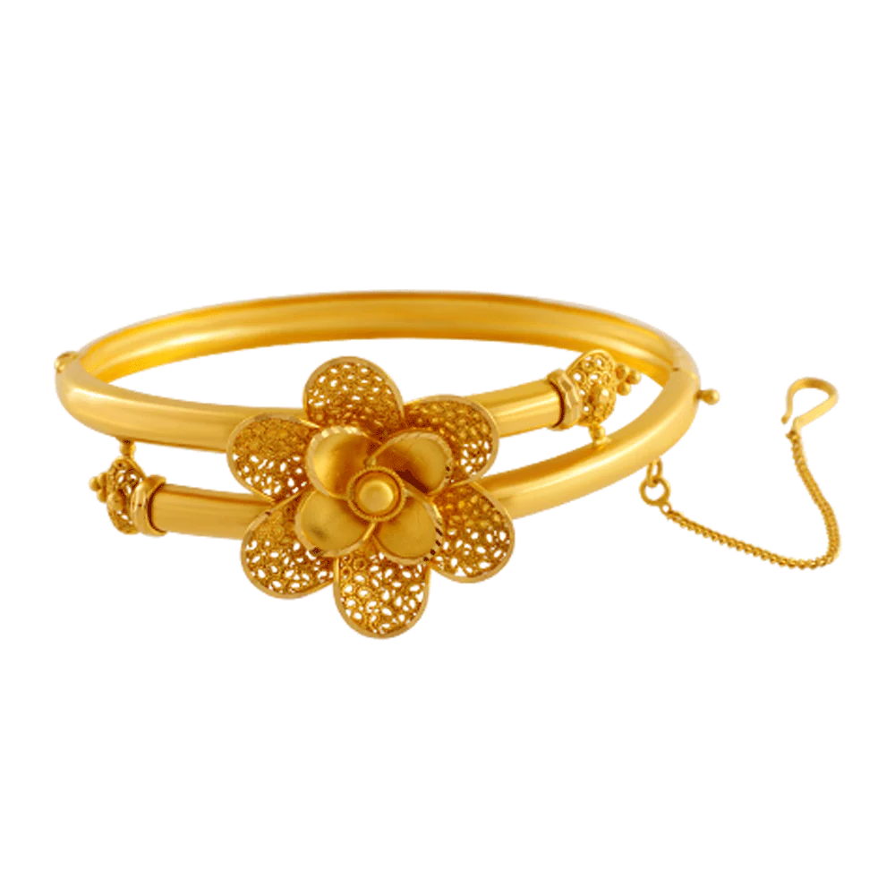22KT Yellow Gold Bangle For Women