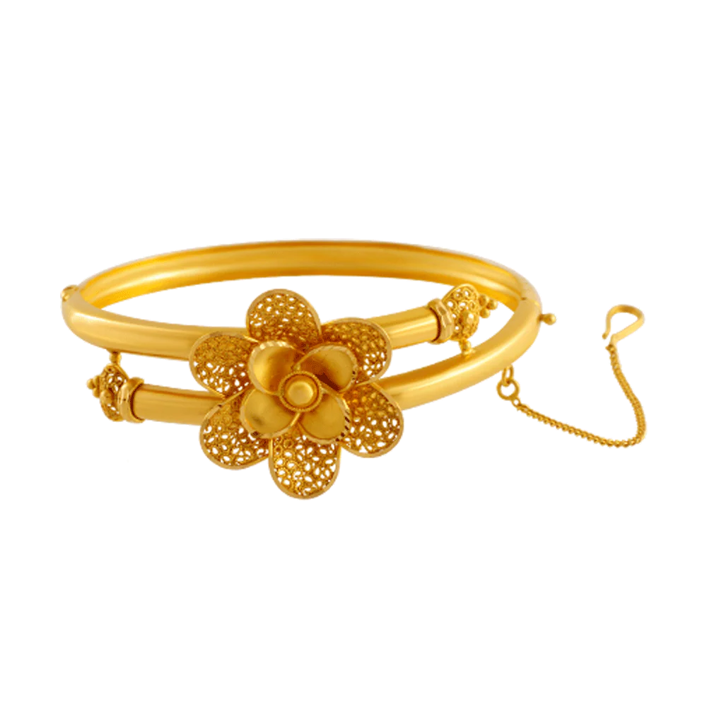 22KT Yellow Gold Bangle For Women