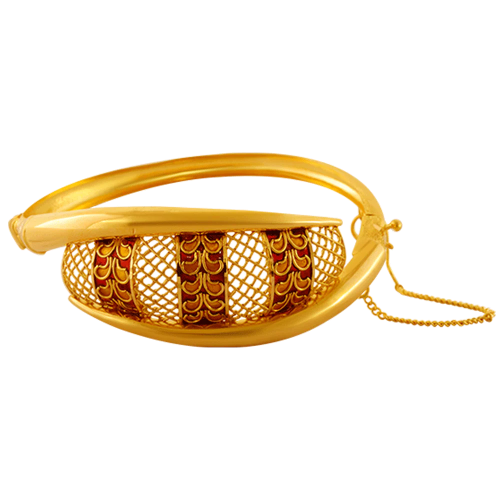 22KT Yellow Gold Bangle For Women