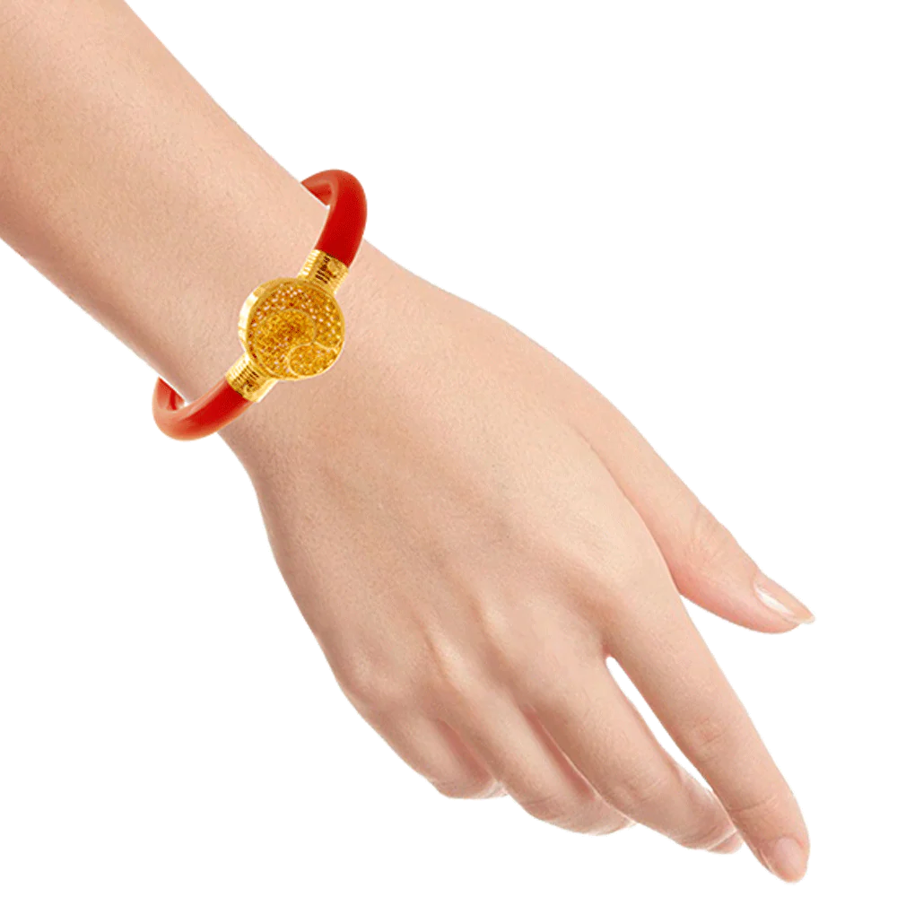 22KT Yellow Gold Bangle For Women - Image 3