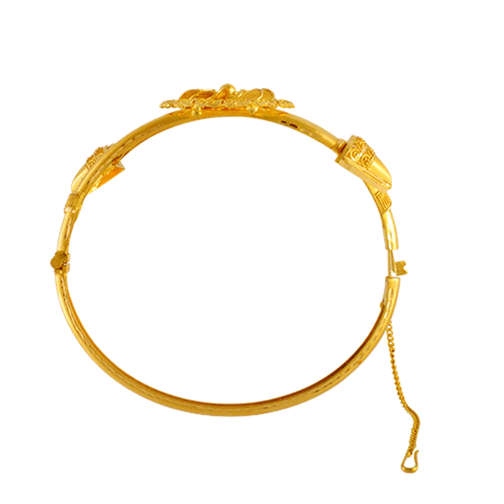 22KT Yellow Gold Bangle For Women - Image 3