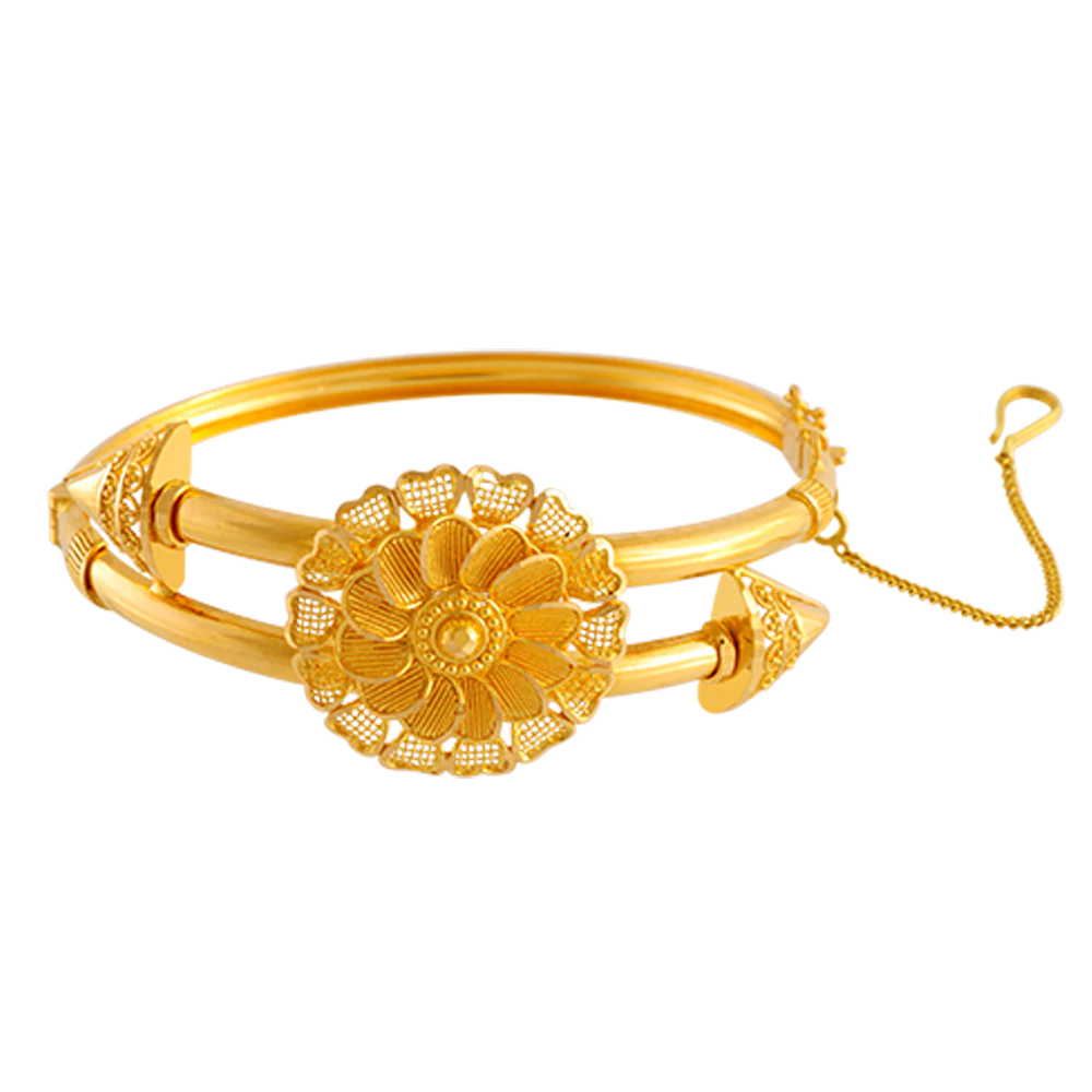 22KT Yellow Gold Bangle For Women