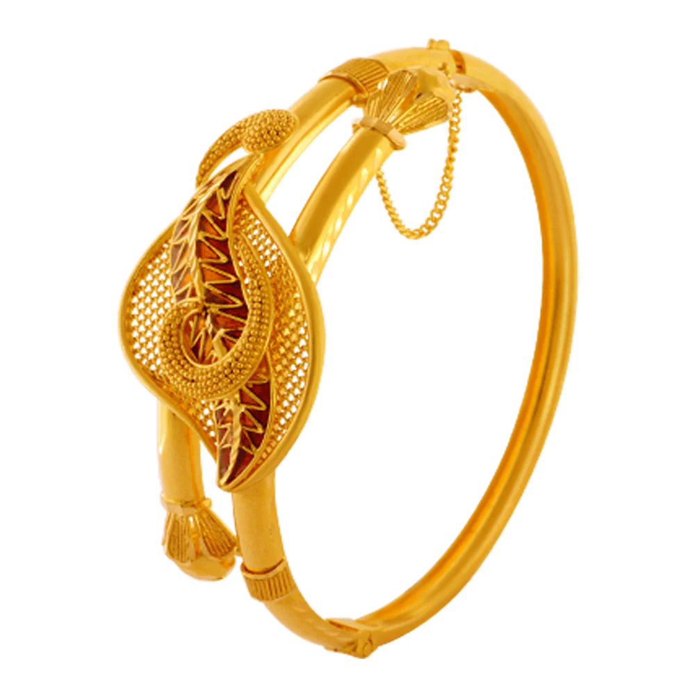 22KT Yellow Gold Bangle For Women