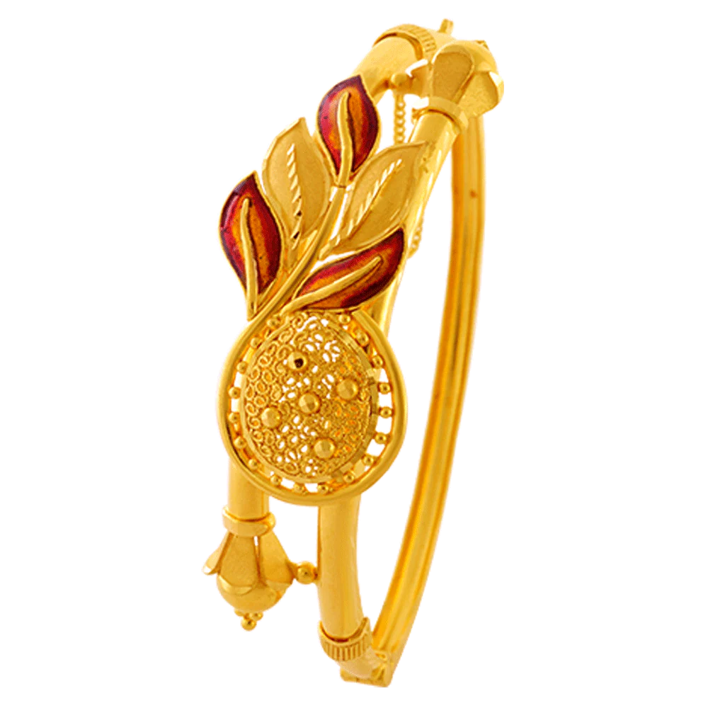 22KT Yellow Gold Bangle For Women - Image 3