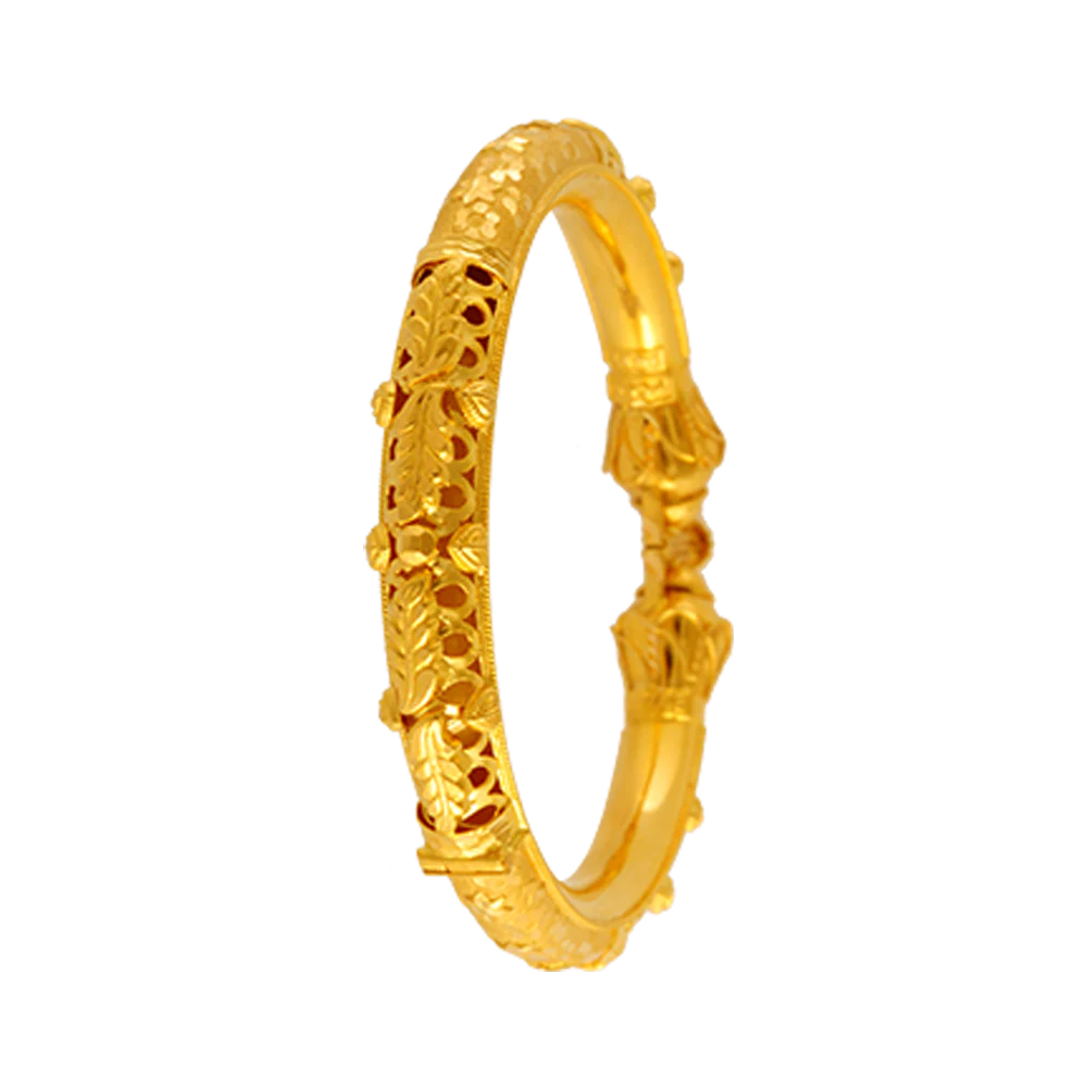 22KT Yellow Gold Bangle For Women - Image 2