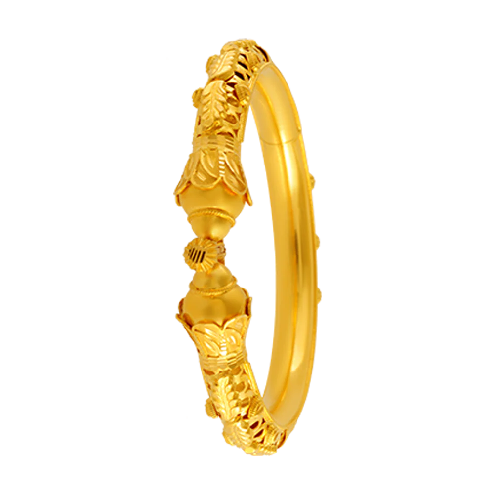 22KT Yellow Gold Bangle For Women