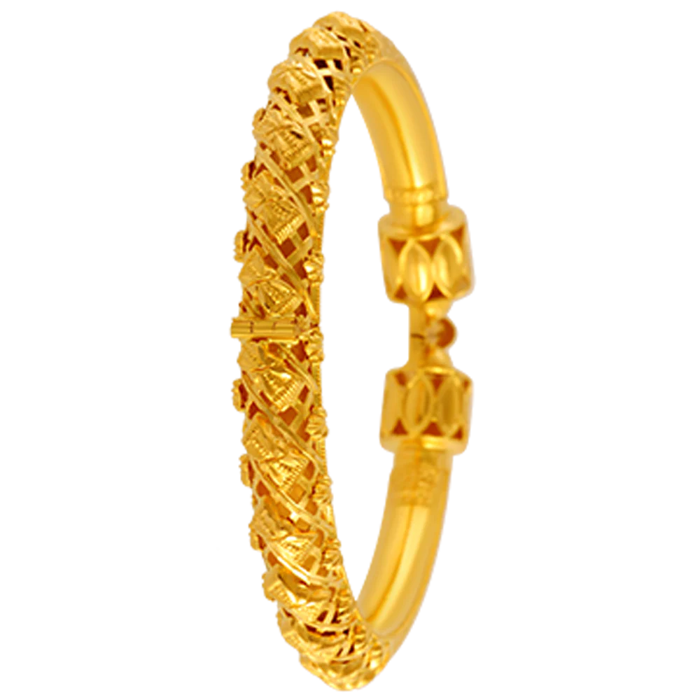 22KT Yellow Gold Bangle For Women