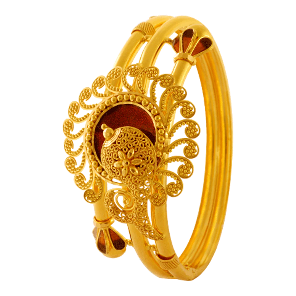 22KT Yellow Gold Bangle For Women