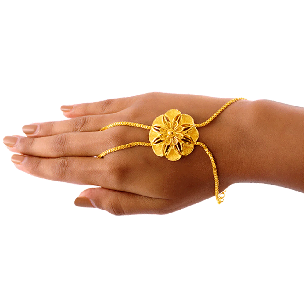 22KT Yellow Gold Bracelet For Women - Image 2