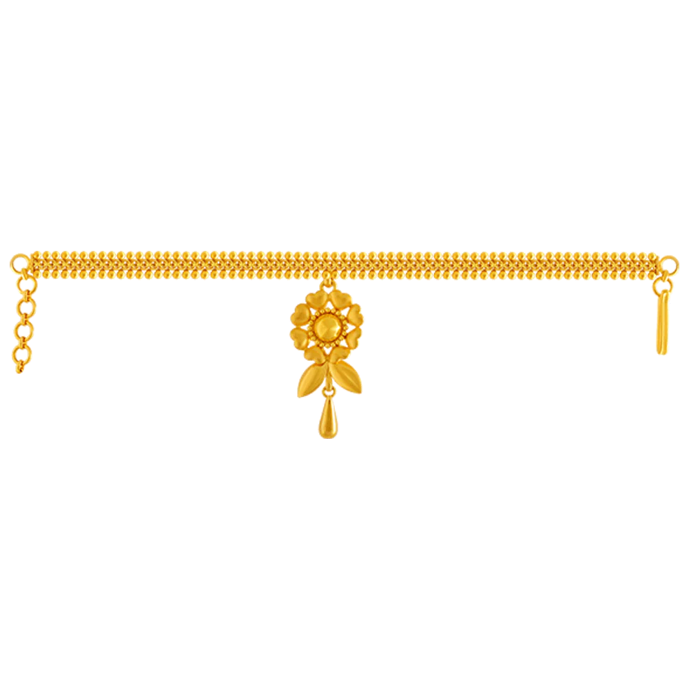22KT Yellow Gold Bracelet For Women - Image 3