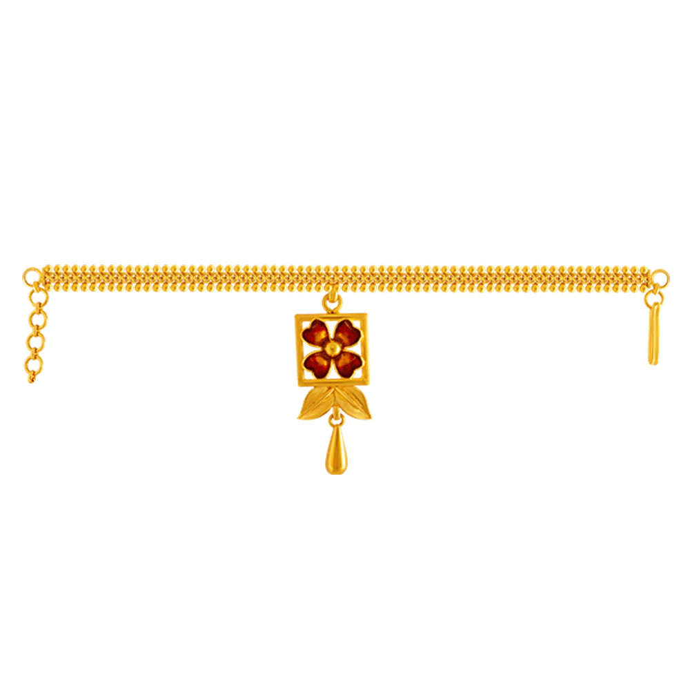 22KT Yellow Gold Bracelet For Women - Image 3