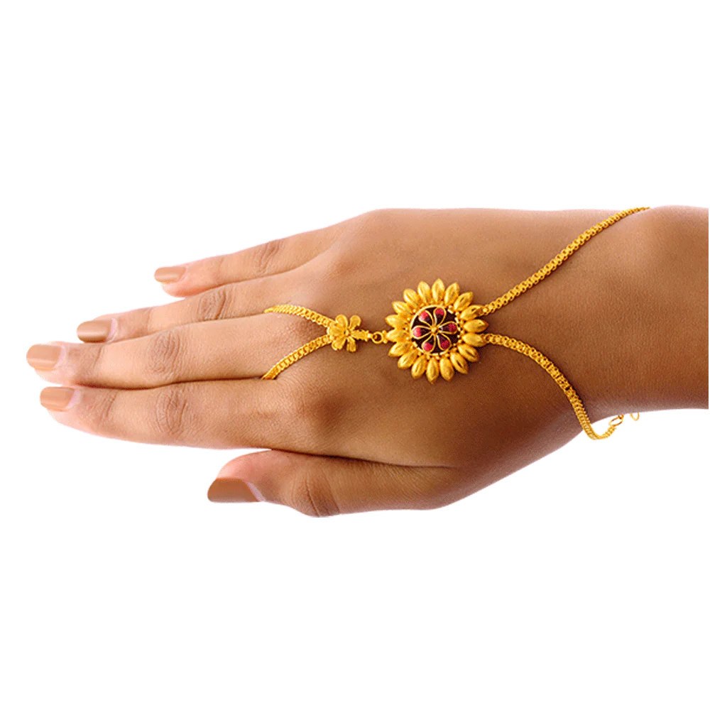 22KT Yellow Gold Bracelet For Women - Image 2