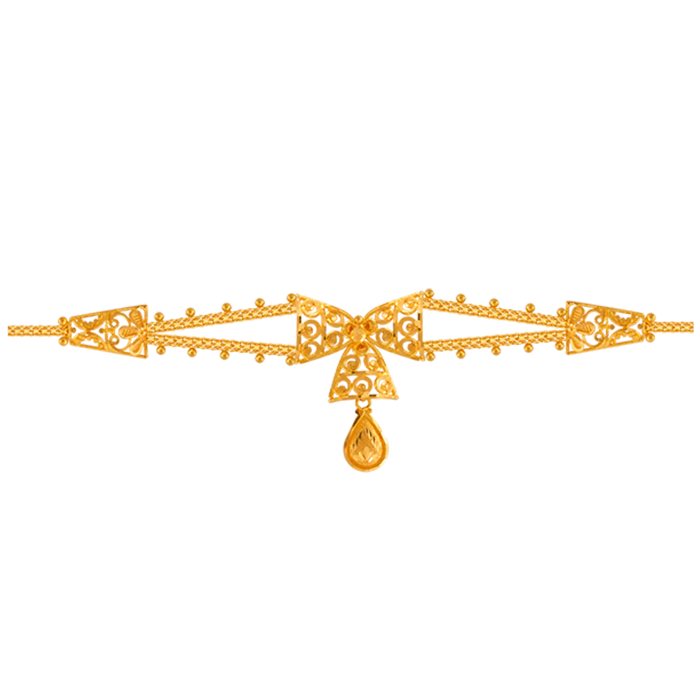 22KT Yellow Gold Bracelet For Women - Image 2