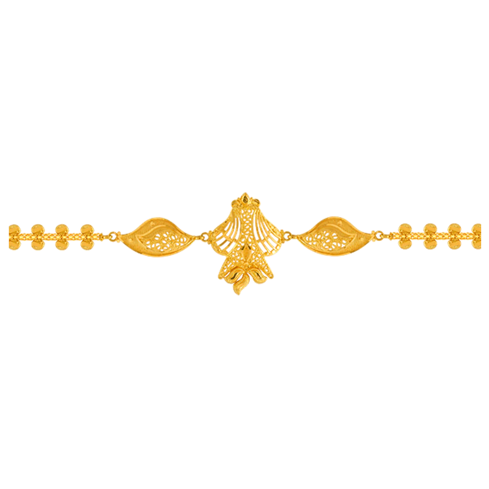 22KT Yellow Gold Bracelet For Women - Image 2