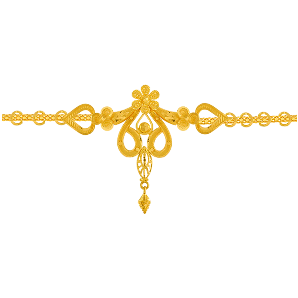 22KT Yellow Gold Bracelet For Women - Image 2