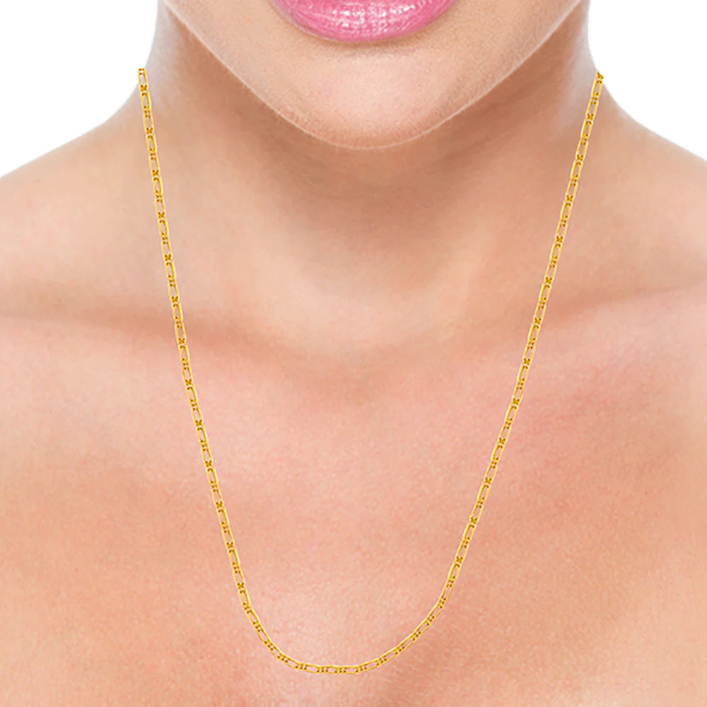 22KT Yellow Gold Chain For Women - Image 2