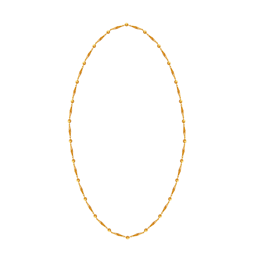 22KT Yellow Gold Chain For Women