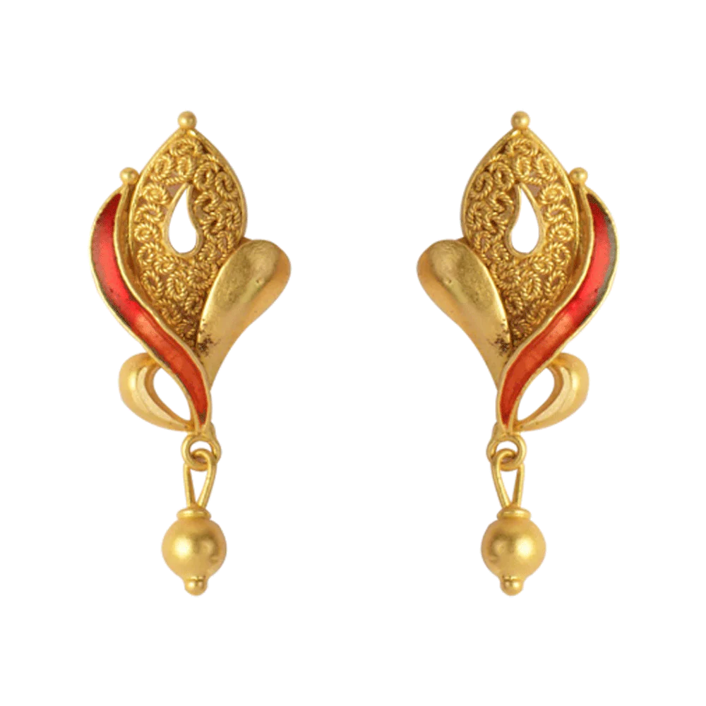 22KT Yellow Gold Earring For Women