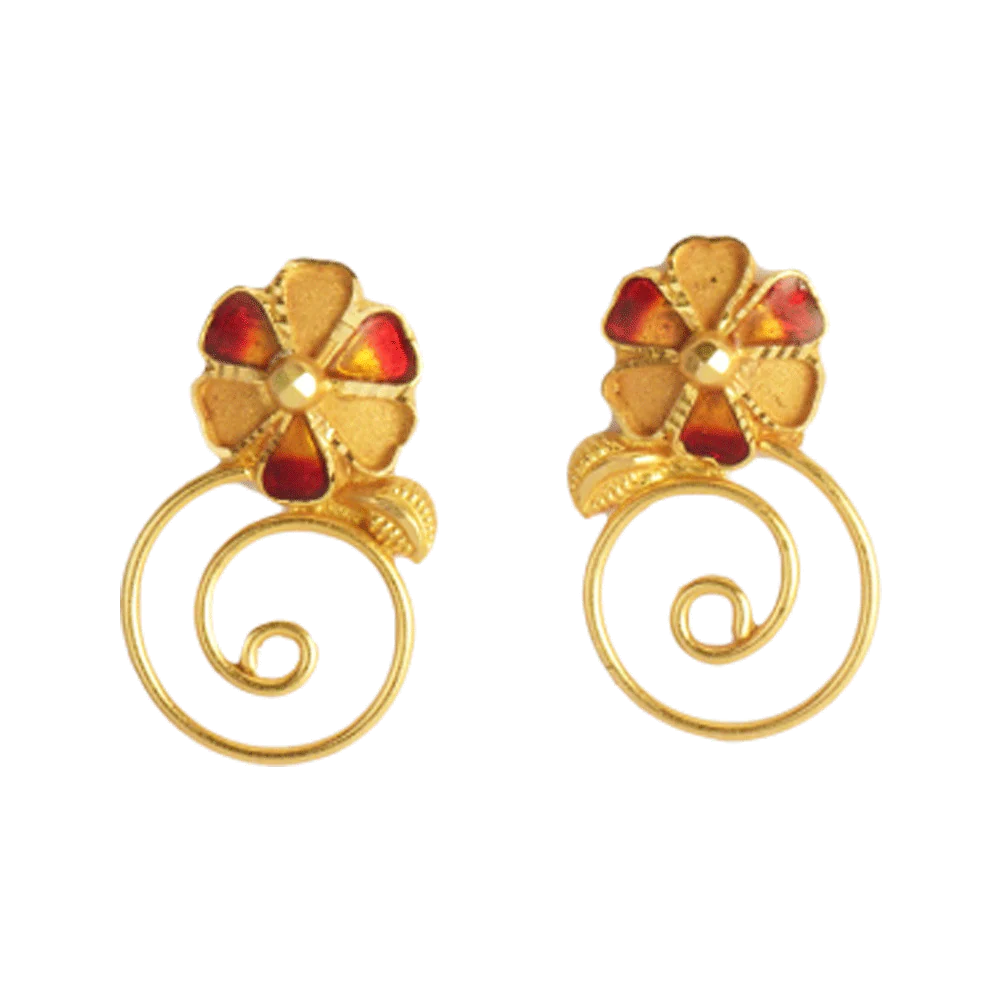 22KT Yellow Gold Earring For Women