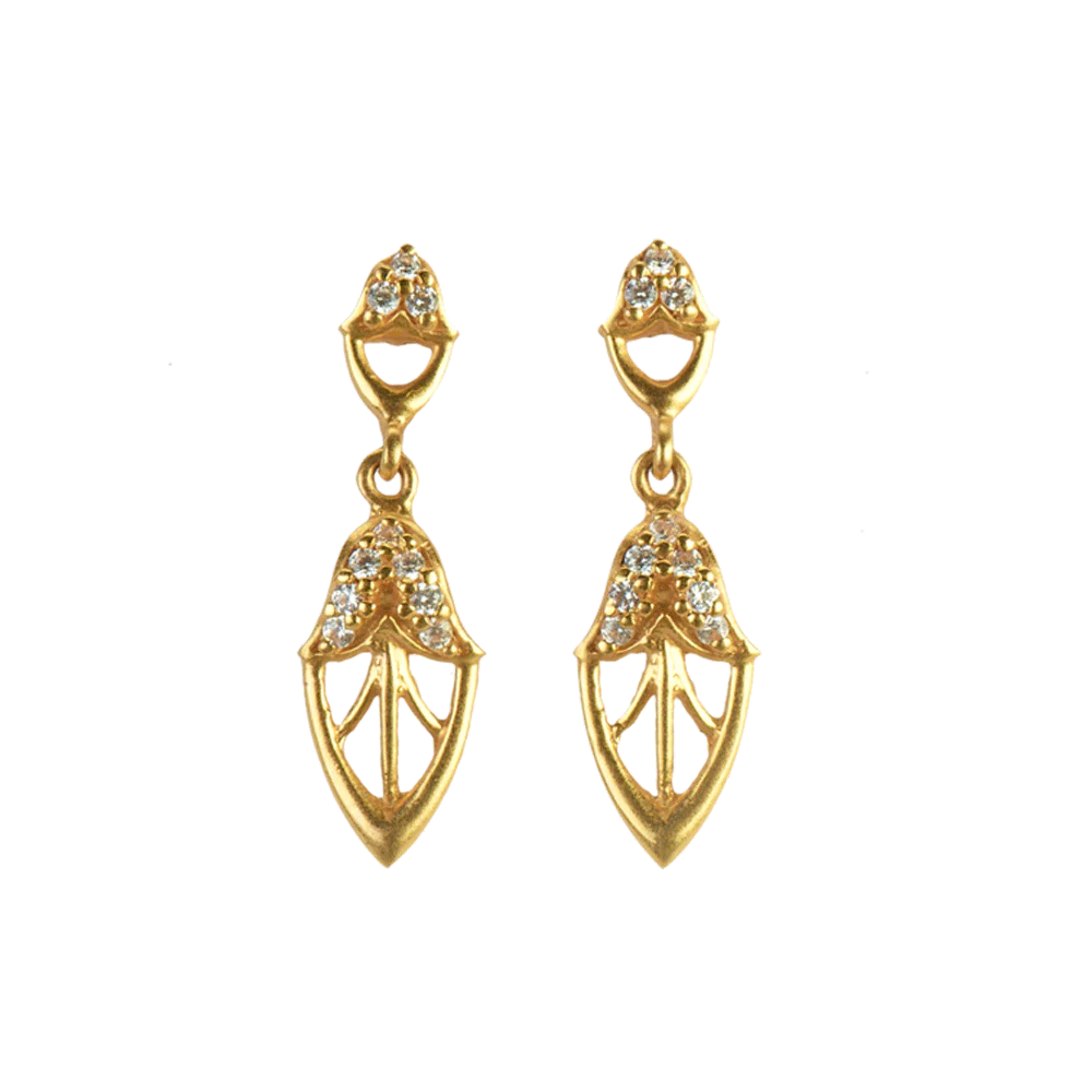22KT Yellow Gold Earring For Women
