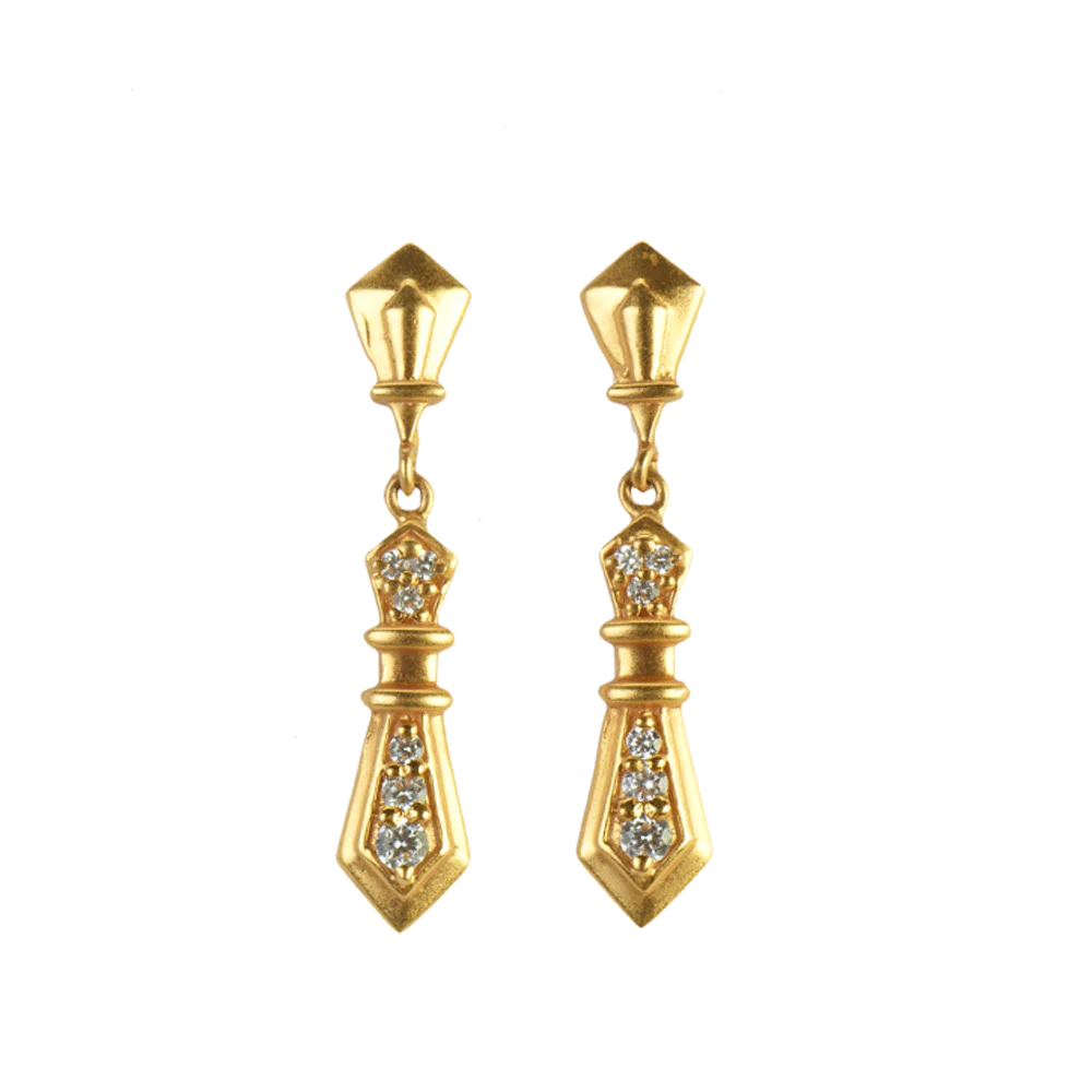 22KT Yellow Gold Earring For Women