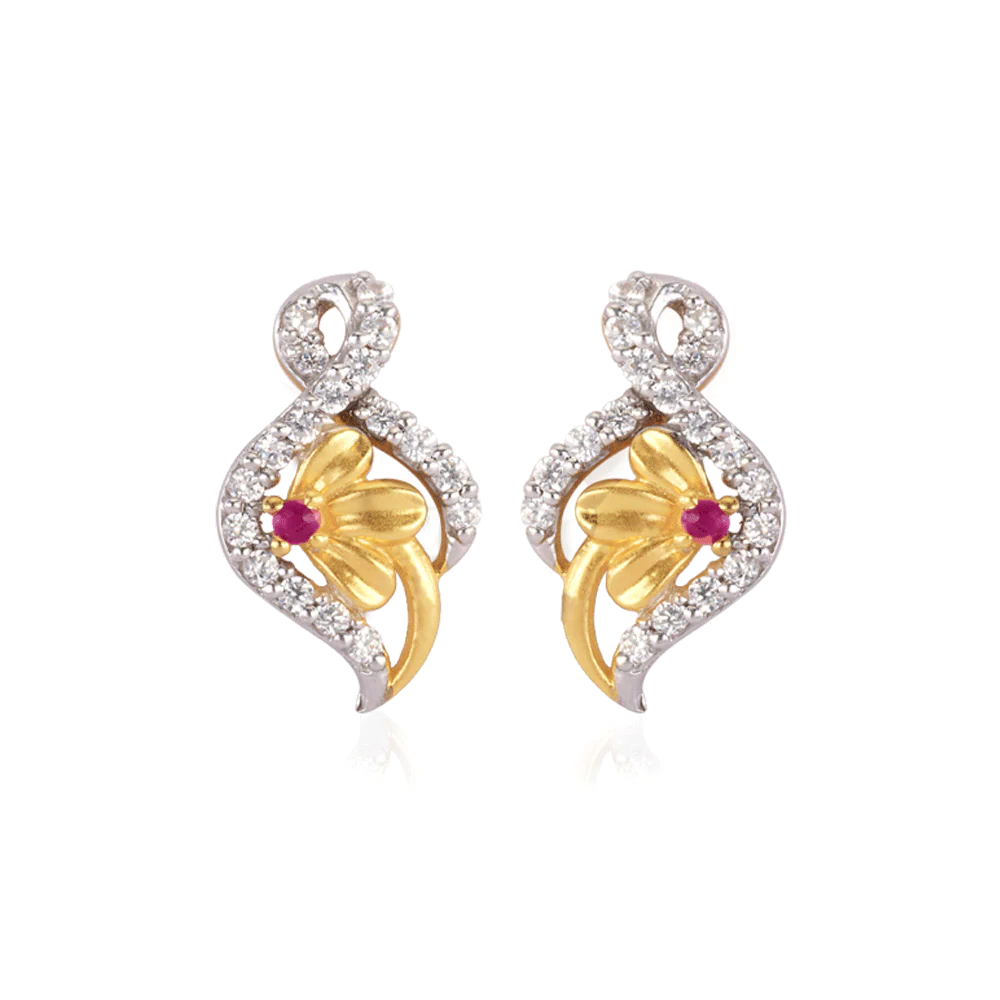 22KT Yellow Gold Earring For Women