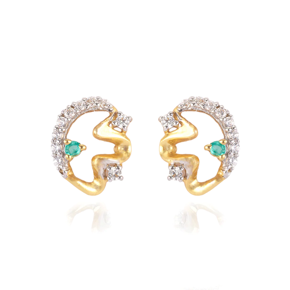 22KT Yellow Gold Earring For Women