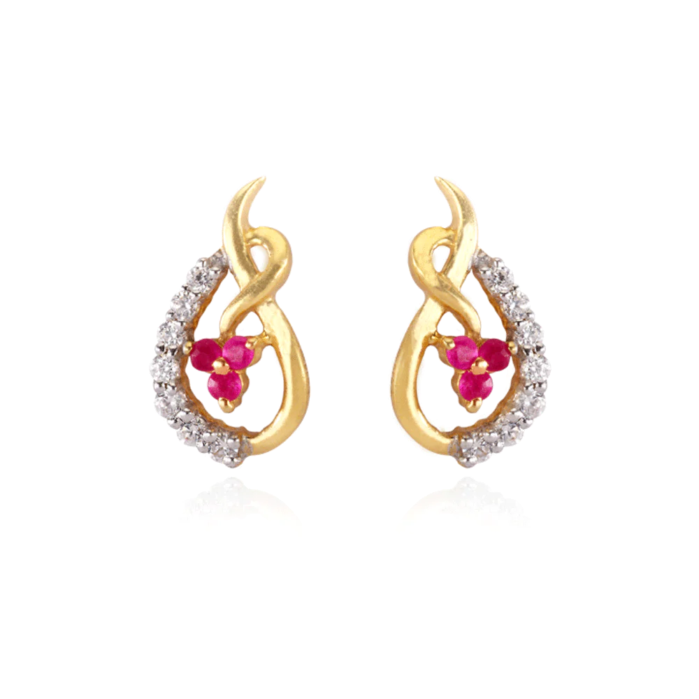 22KT Yellow Gold Earring For Women