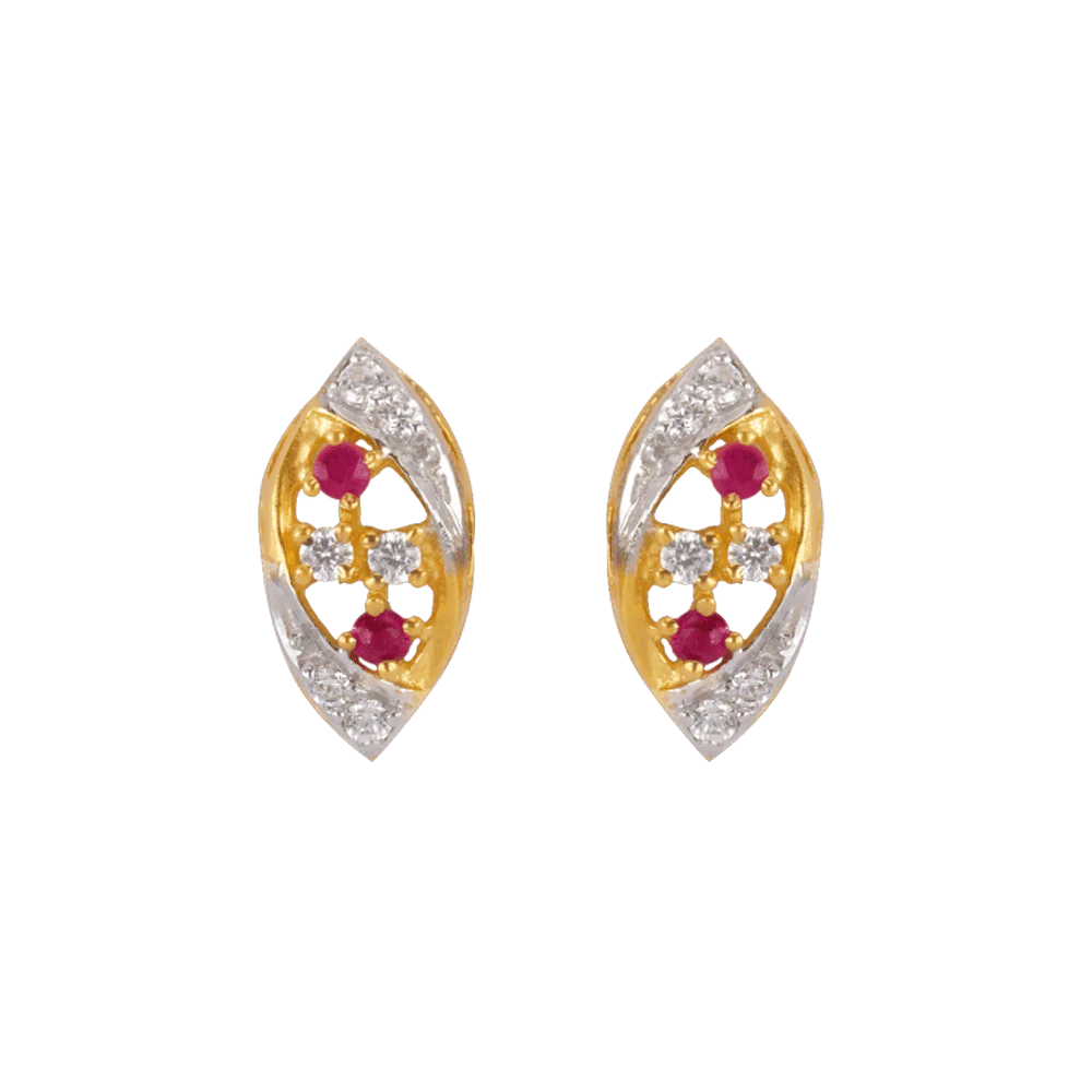 22KT Yellow Gold Earring For Women