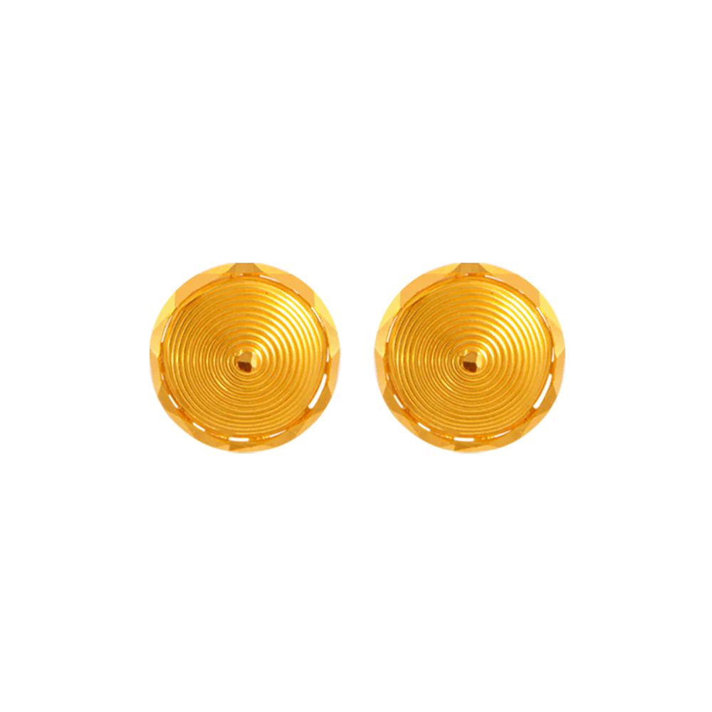 22KT Yellow Gold Jhumki Earrings For Women