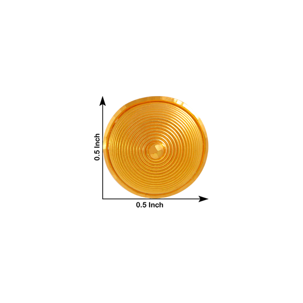22KT Yellow Gold Jhumki Earrings For Women - Image 2