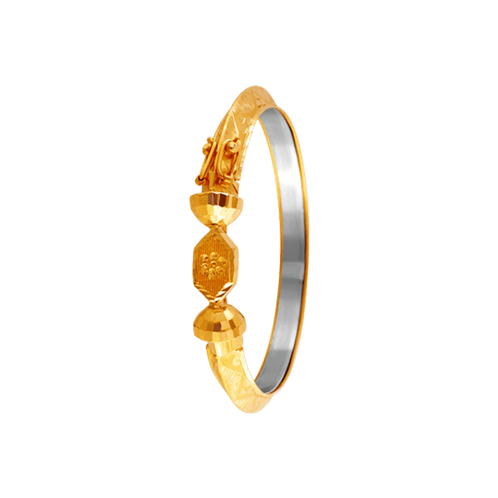 22KT Yellow Gold Loha Bangle For Women