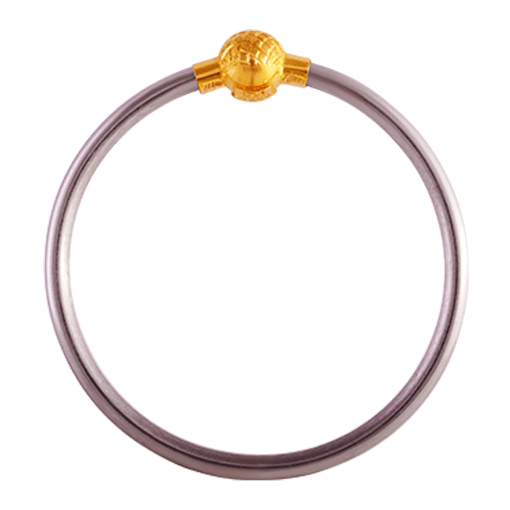 22KT Yellow Gold Loha Bangle For Women - Image 2