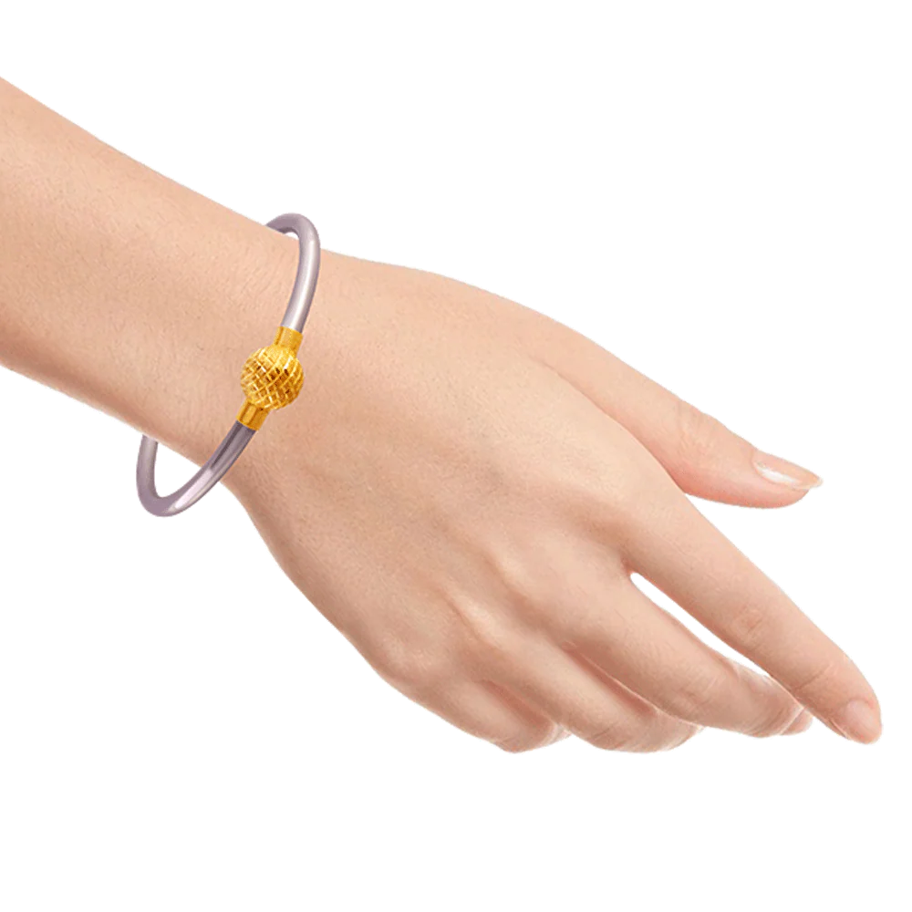 22KT Yellow Gold Loha Bangle For Women - Image 3