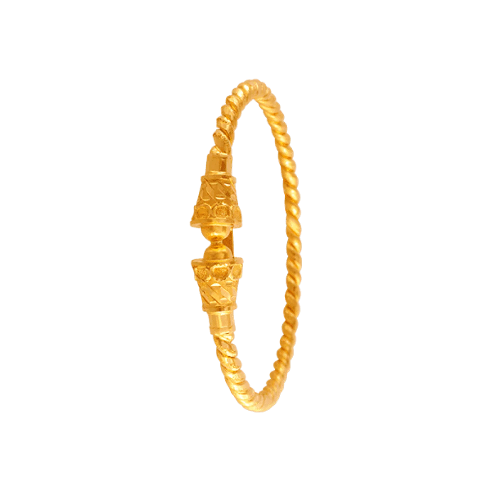 22KT Yellow Gold Loha Bangle For Women