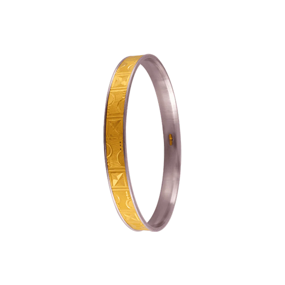 22KT Yellow Gold Loha Bangle For Women