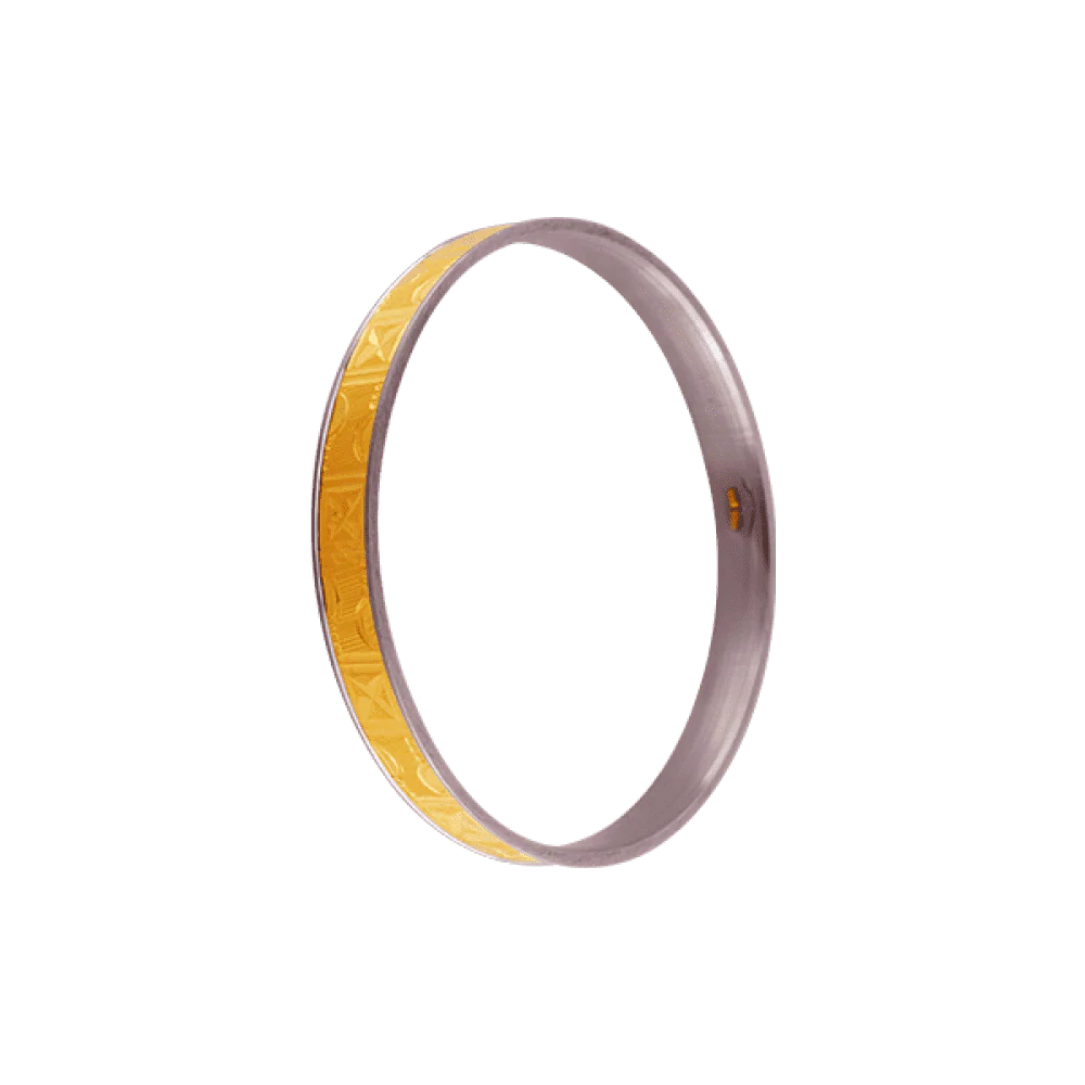 22KT Yellow Gold Loha Bangle For Women - Image 3