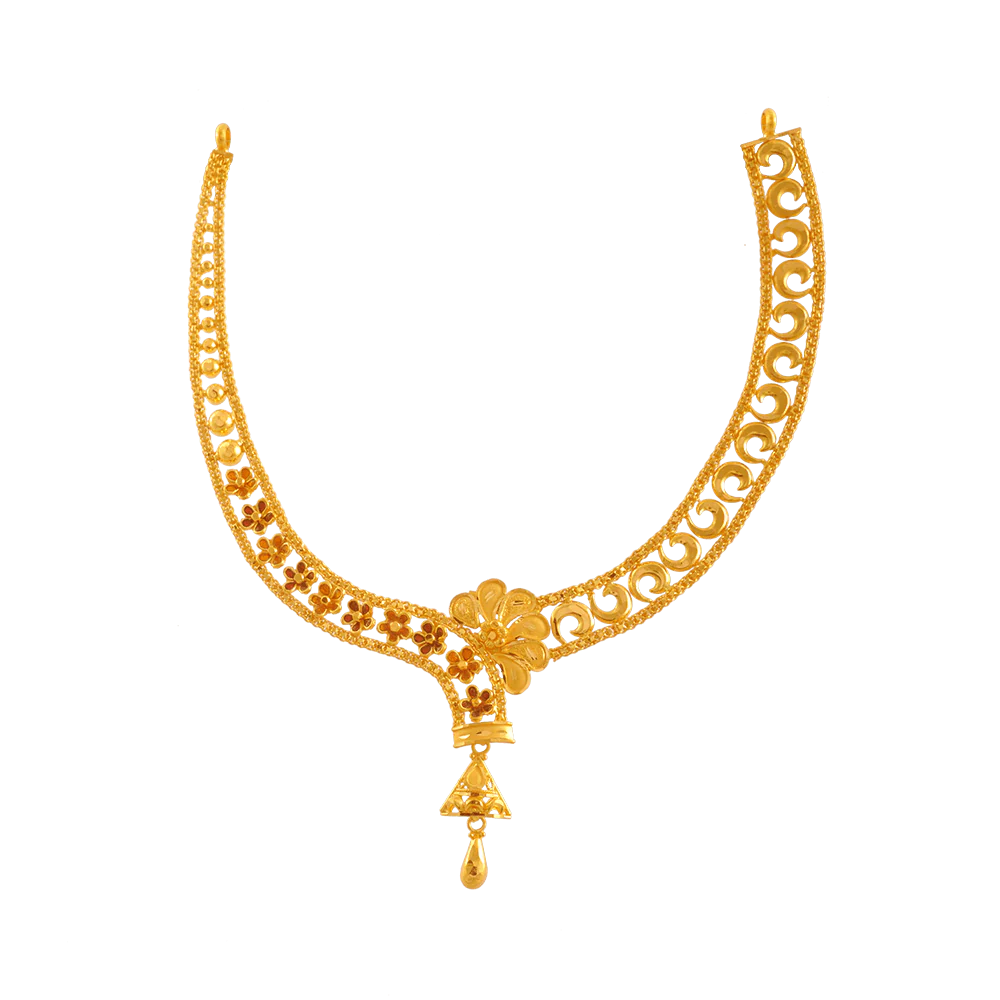 22KT Yellow Gold Necklace For Women