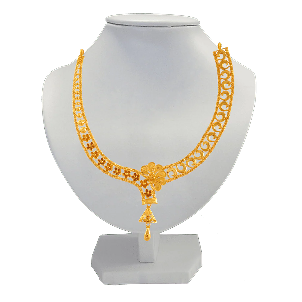 22KT Yellow Gold Necklace For Women - Image 3