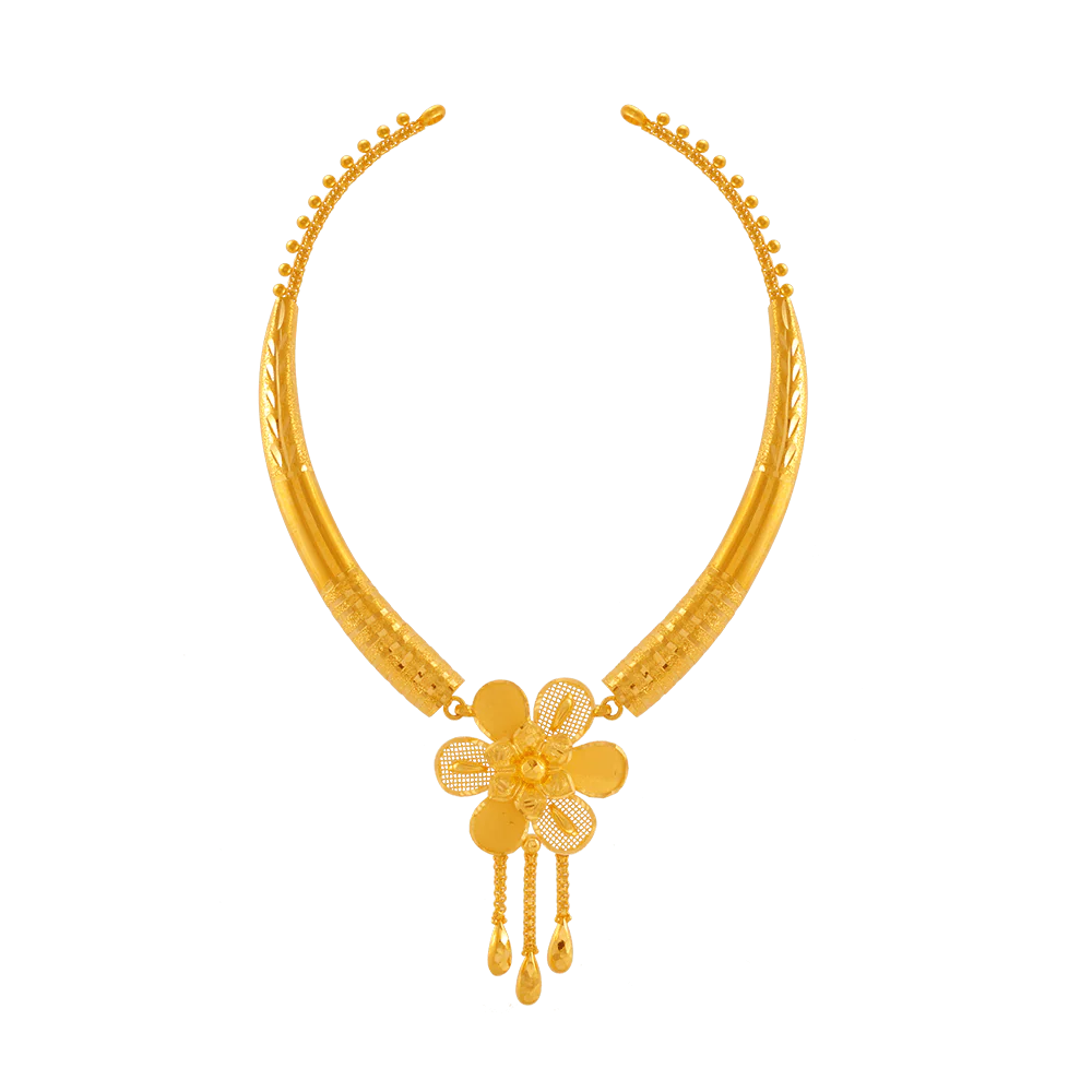 22KT Yellow Gold Necklace For Women
