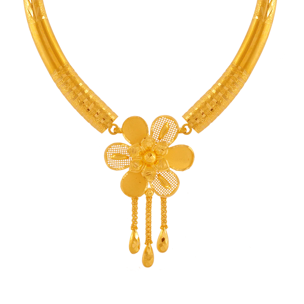 22KT Yellow Gold Necklace For Women - Image 2