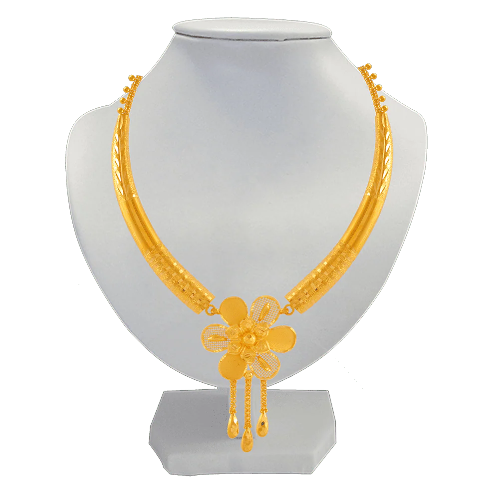 22KT Yellow Gold Necklace For Women - Image 3