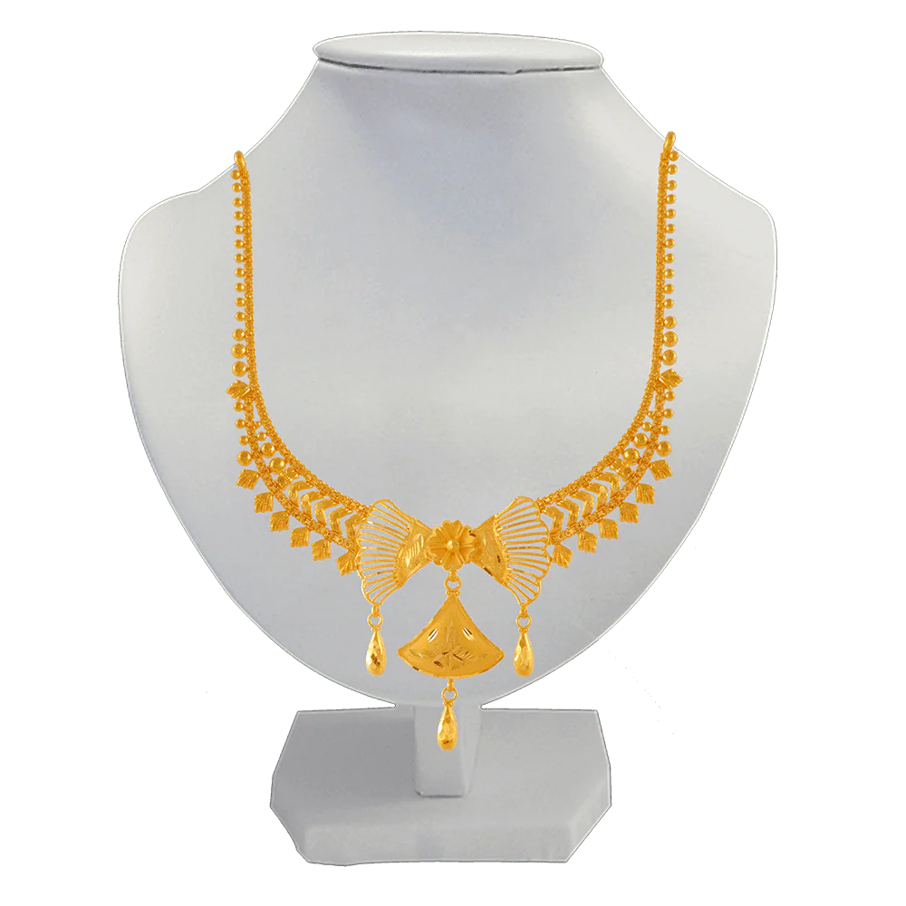 22KT Yellow Gold Necklace For Women - Image 3